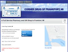 Tablet Screenshot of corner-drug.com